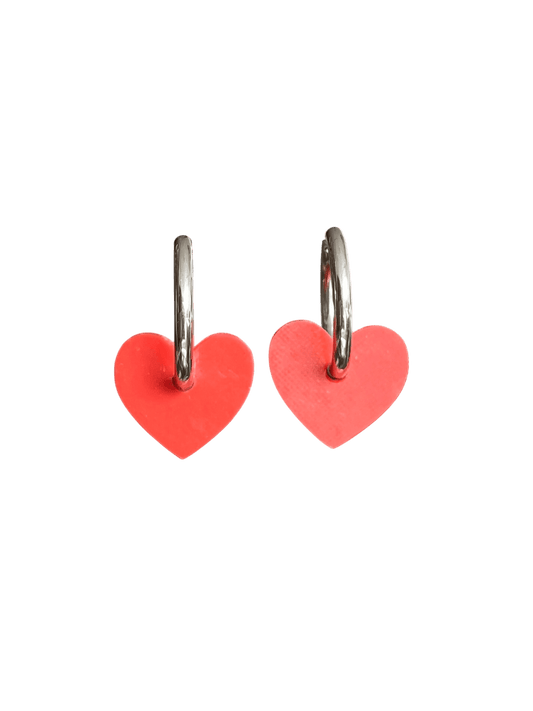 Aros con forma de corazón